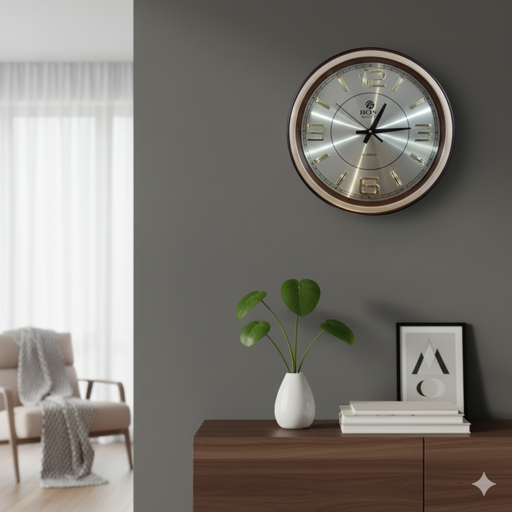 Boss Elegant Wall Clock: Antique and Unique