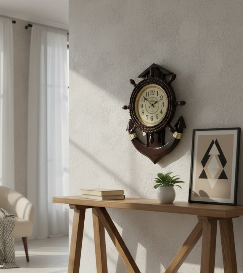 Modern wall clock, Minimalist clock, Large clock, Living room decor