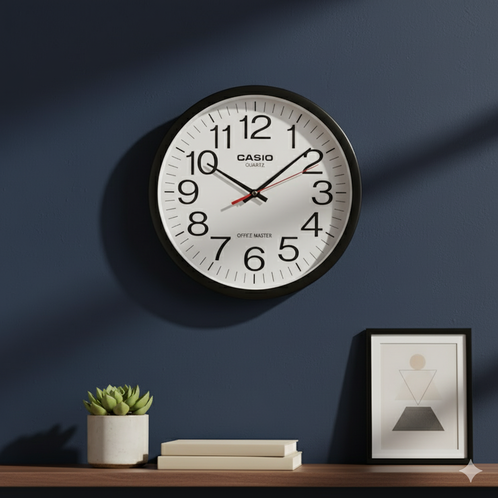 Modern Round Wall Clock – Simple & Stylish Design✨