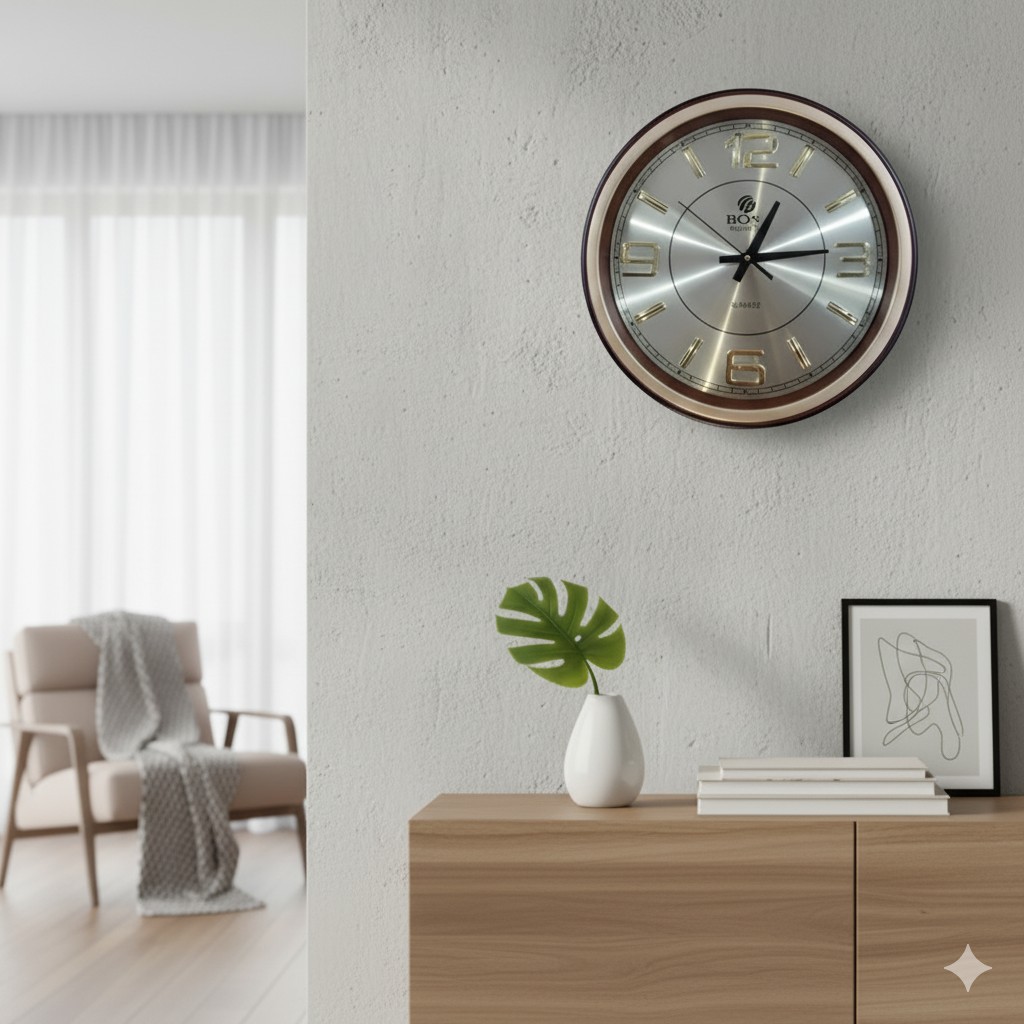 Boss Elegant Wall Clock: Antique and Unique