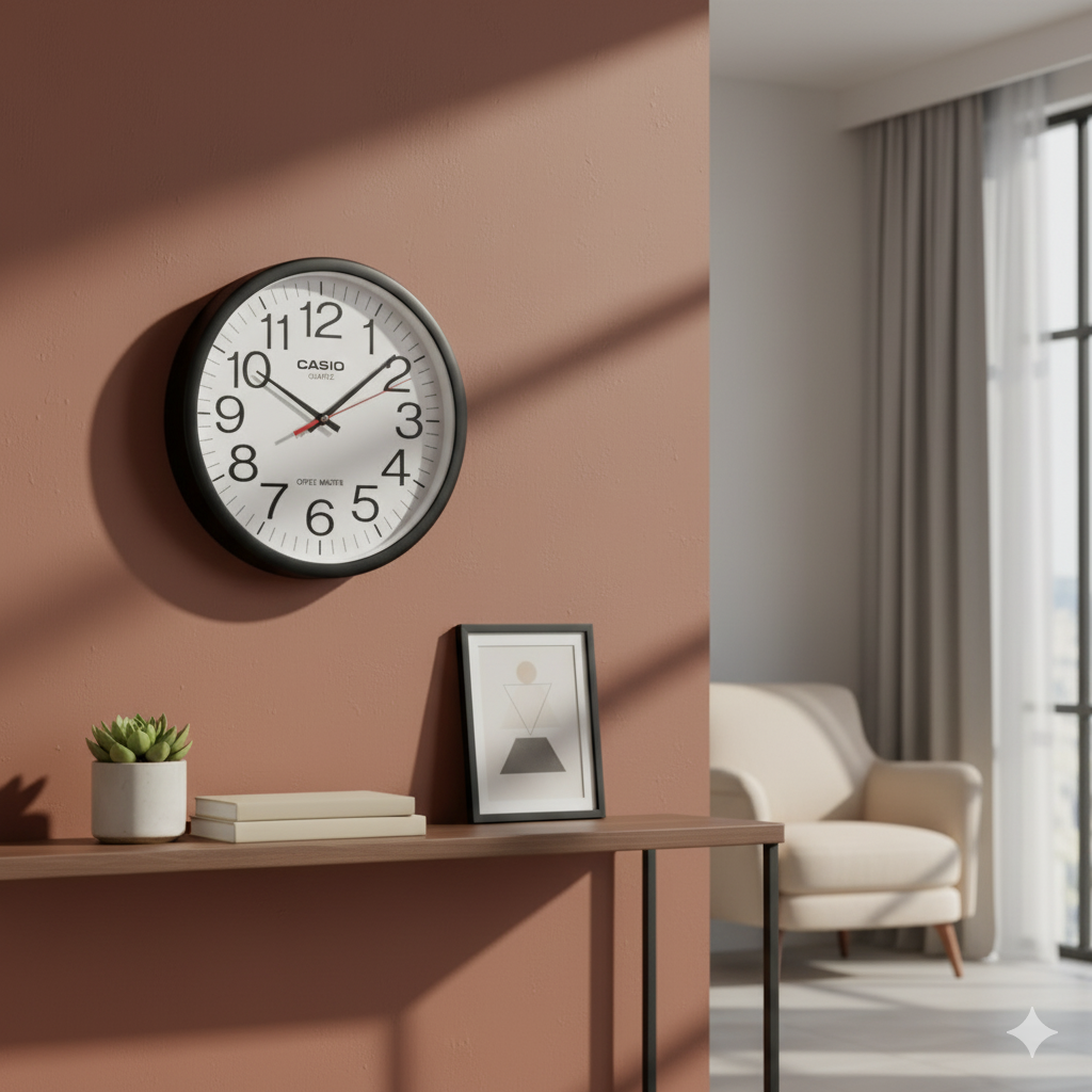 Modern Round Wall Clock – Simple & Stylish Design✨